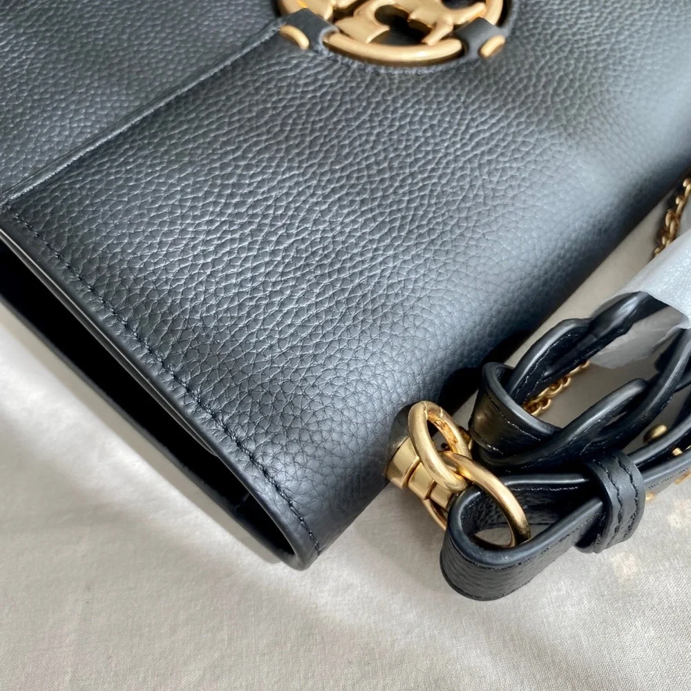 SOLD - Tory Burch Miller Convertible Shoulder Bag - Black NWT - Picture 9 of 14